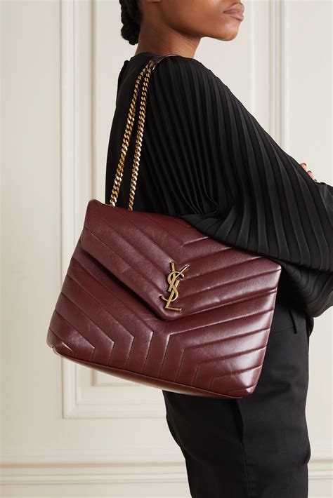 ysl loulou burgundy gold|ysl loulou handbags sale.